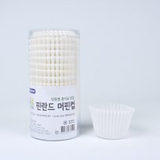 흰색 핀란드 머핀컵 (중) 1통(200매)