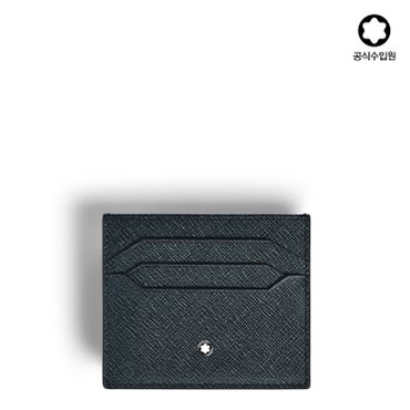 몽블랑 [공식] 사토리얼 6cc 카드 지갑 트위드 블루 220389