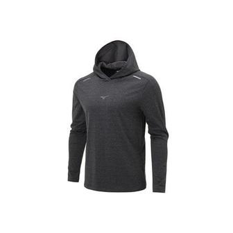 미즈노 남여공용 32YA360111 보온성이 우수한 러닝 후드 풀오버 RUNNING HOOD PULLOVER 32YA360109 2C