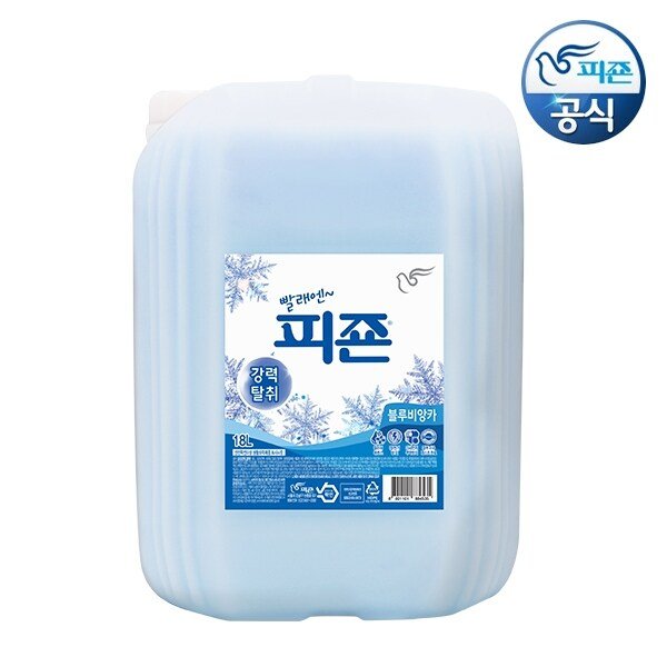 대용량 섬유유연제 블루비앙카 18L 용기
