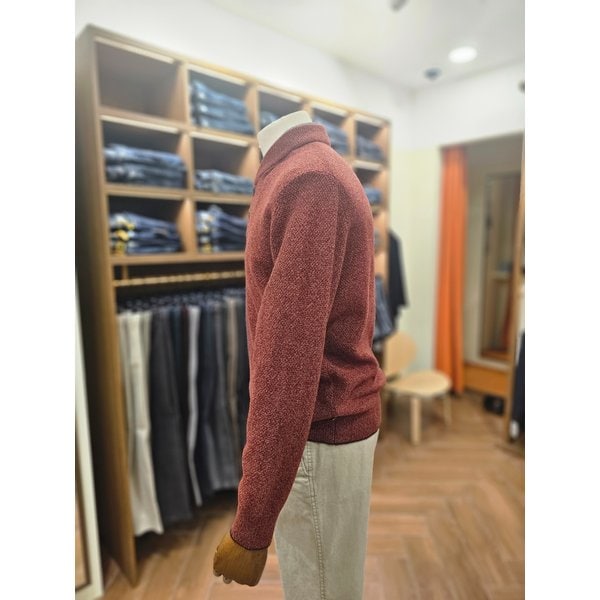 [여주점] 코오롱 브렌우드 남성 미니 숄 칼라 레이어드 스웨터 BRWAW25551REX