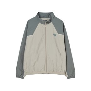 `[골라] 남녀공용 TRACK BLOCK WOVEN JACKET [BEIGE]