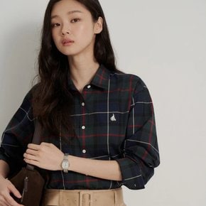 26F/W BF6864E93R [Essential] 헤릿체크 릴랙스핏 셔츠 - 네이비 GN