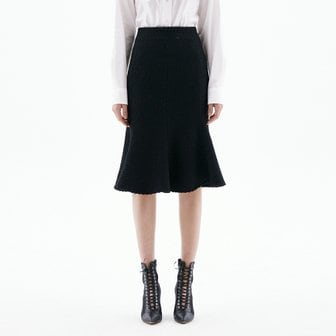 주드맥콜 Harper Tweed Flare Skirt_Black