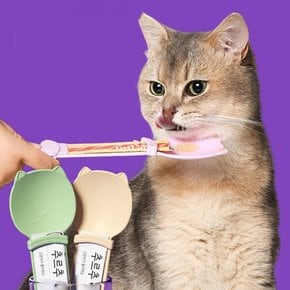 아트박스/피에이치 PH 고양이 간식용 스푼 짜개 디스펜서 5023