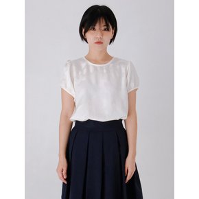 Summer Jacquard Blouse_Ivory