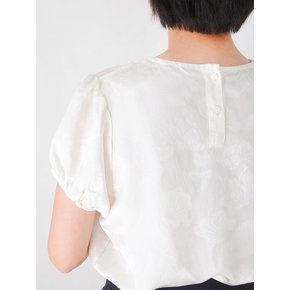 Summer Jacquard Blouse_Ivory