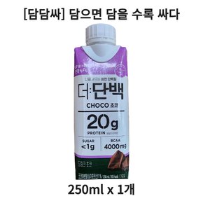 담담싸 더단백 초코 250ml 1개