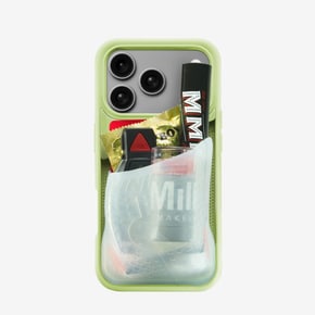 닌자랩스 플렉스 파우치 휴대폰 케이스 Ninja Labs Flex Pouch  Matcha (Clear)