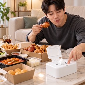원터치 물티슈파우치 케이스 물티슈 휴지 냅킨 케이스 보관함