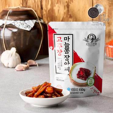 순창 문옥례 식품 순창문옥례식품 마늘쫑 장아찌 150g 파우치