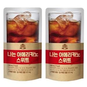  태웅 나는 아메리카노스위트 230ml x 30개입 파우치음료