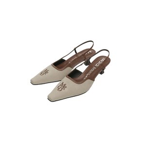 SLING BACK MRCD_BEIGE BROWN