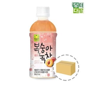 웰그린 복숭아녹차 340ml (20페트) (W72B4DC)