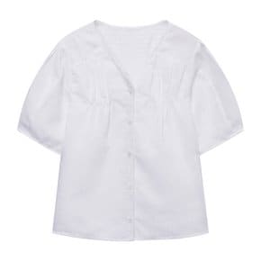 Lace Trim Peasant Blouse KW6MB4600_01