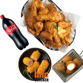 골드킹 콤보+치즈볼+뿌링핫도그+콜라1.25L