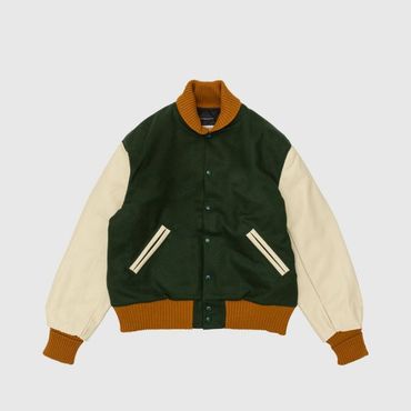 엔지니어가먼츠 엔지니어드 가먼츠 Varsity JacketOlive Wool Melton 23F1H051-AL003 바시티 자켓 아우터 재킷