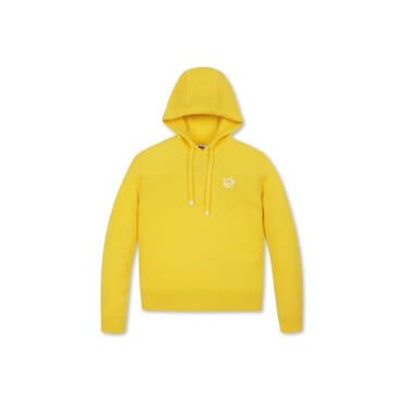 왁 골프 (WWWAW23704YEX] Women Cashmere Knit Hoodie Pullover