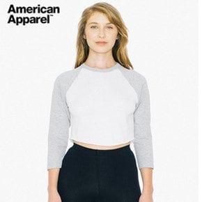 American Apparel 여성 7부 라그랑 Grey