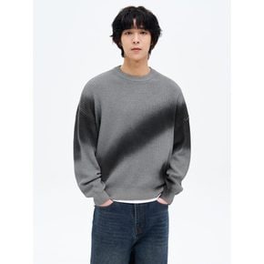 가먼트 스프레이 워싱 니트 풀오버  그레이 (455151CQ13)