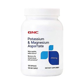 GNC 지앤씨 칼륨 마그네슘 아스파테이트 120정