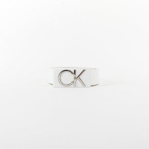 캘빈클라인골프 남성 CK 로고 버클 벨트 BRIGHT WHITE CN1BE2102