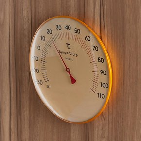 국산 플라이토 히트원 아날로그 온도계 20cm
