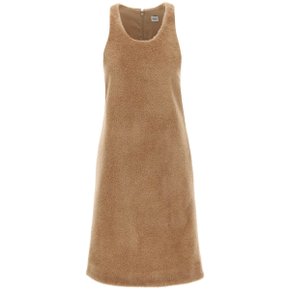 wool teddy mini dress Womens Dress 233 6037 262 CHESTNUT