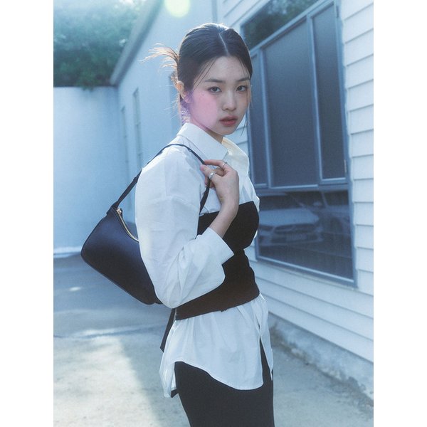 [SPNK] 데일리 베이직 코튼 셔츠_화이트