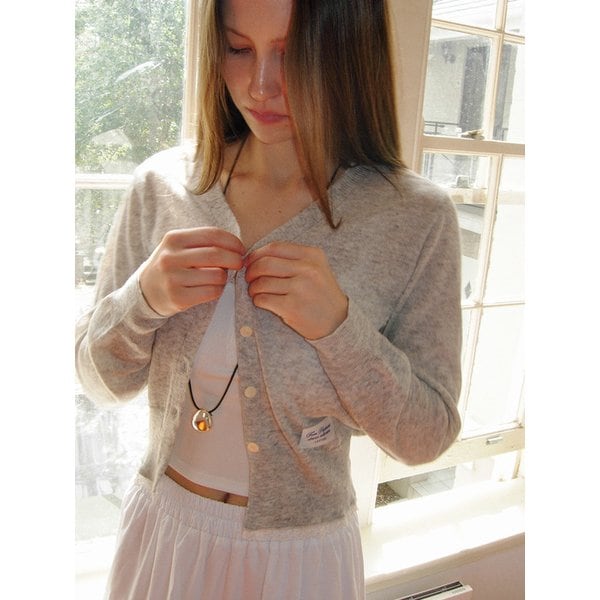 Santorini Cardigan_Melange Gray