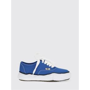 26SS 메종 미하라 야스히로 베이커 OG 솔 캔버스 로우 컷 A02FW704 CL Blue