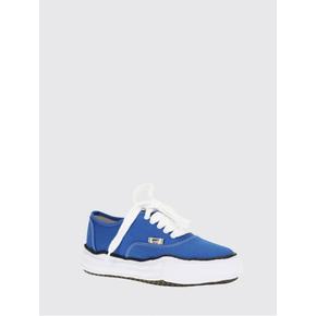 26SS 메종 미하라 야스히로 베이커 OG 솔 캔버스 로우 컷 A02FW704 CL Blue