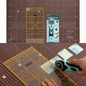 소잉데일리]재단칼 매트 컷팅자30 3종 알뜰패키지