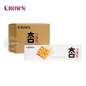[프레쉬푸드] 크라운 박스 참크래커 56g 24입 과자 간식 군것질