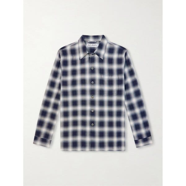 아워레가시 체크 우븐 셔츠 46376663162960695