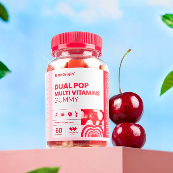 [엔젯오리진 공식] 멀티 비타민 구미  1+1 / 레몬즙, 푸룬즙, 비타민젤리, 초록입홍합, 포스파티딜세린,