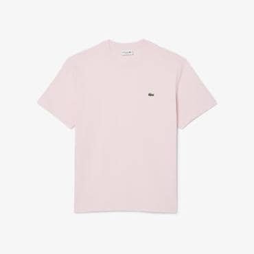 라코스테 (남성)클래식핏 크루넥 반팔 티셔츠(TH7318-55G T03)라이트핑크