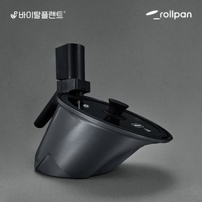 롤팬 NEW 오리지널 자동회전냄비 (차콜)