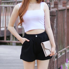마틴 스퀘어 크롭 나시
