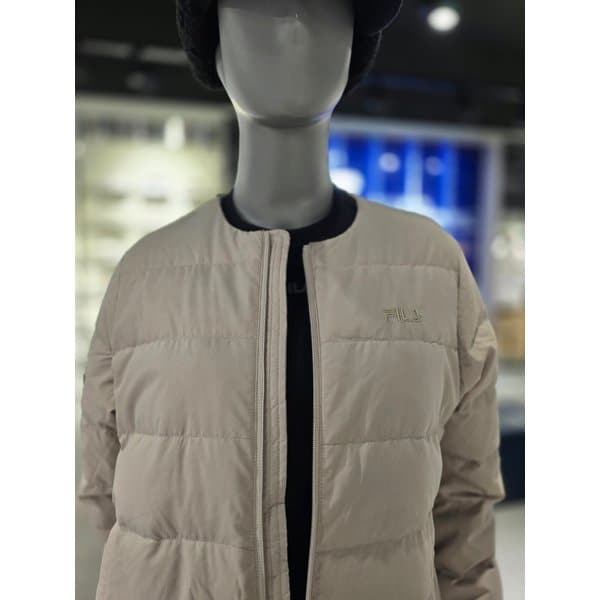 [파주점] 공용(남성핏별도) 에센셜 경량 U넥 다운 자켓(FS2DJG4101U-GRE)