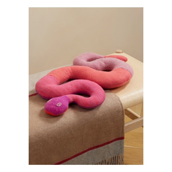 자수 패치워크 캐시미어 스네이크 핑크 스카프 46376663162898111