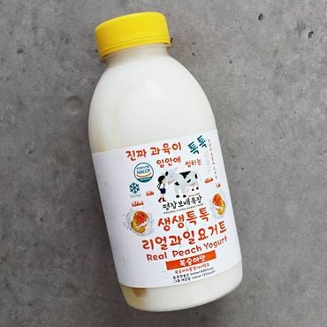 사그담 평창보배목장 복숭아맛 요거트 500ml