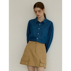 Basic denim shirts_Blue