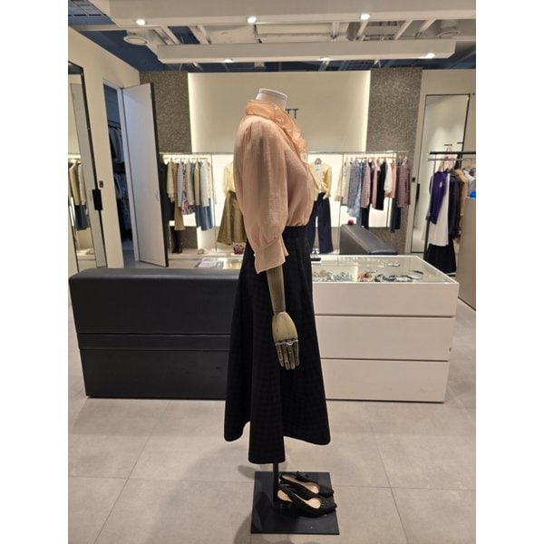 [파주점] 세트 오간자 러플 블라우스 + 하운드투스 스커트 JS4B0BL231,JS4B0SK351