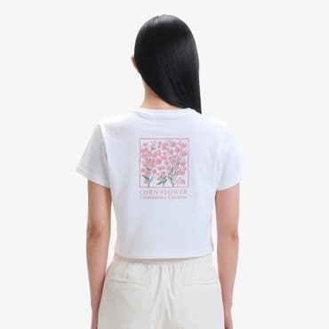 노스페이스 [노스페이스 공식] NT7UR32A 여성 플로렛 반팔 티셔츠_OFF WHITE