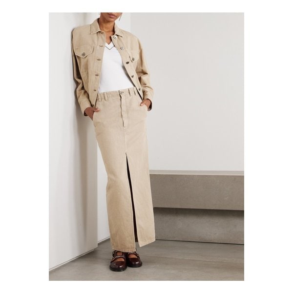 브루넬로쿠치넬리 데님 재킷 베이지 1647597355288856