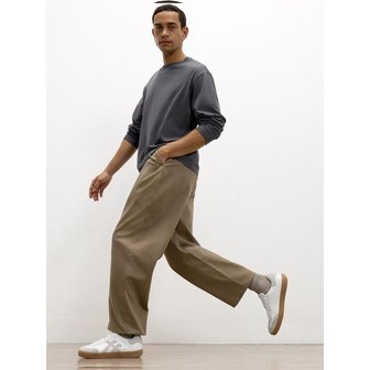 핏플랍 [삼성물산공식] 남성 DASH 레더/스웨이드 스니커즈  어반 화이트 믹스 (FT61K1N031)