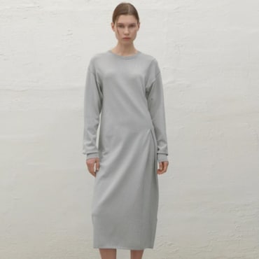 나인(Atelier Nain) 나인 ()SHIRRING LOOSE FIT LONG KNIT DRESS OP-6147