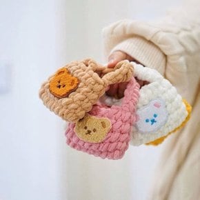 DIY 코바늘 미니 파우치 패키지 만들기 DIY 손뜨개_WD27BF7