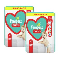 유럽산 베이비드라이 팬티4단계 기저귀 파우더향 Pampers 바우처